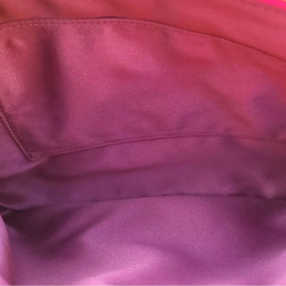 Coach Pink Signature Lurex Crossbody Bag